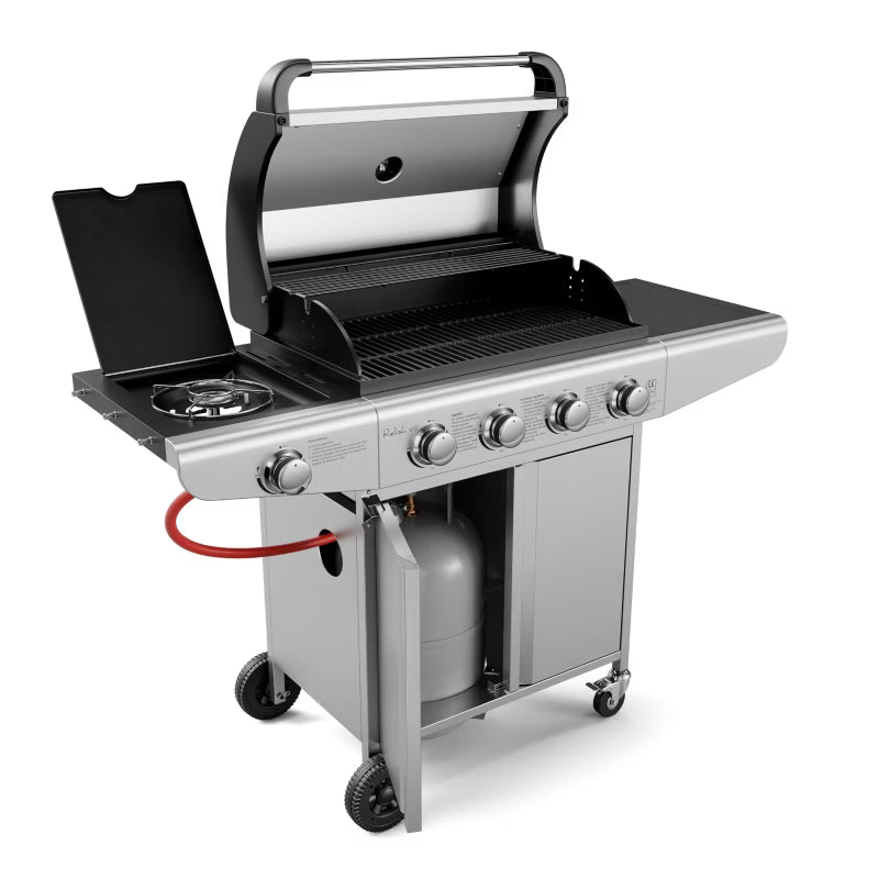 Gasgrill Relish V1 138x52 cm Rustfrit Stål Sølv