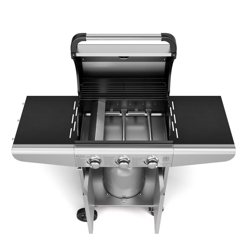 Gasgrill Relish v1 Compact 3 Brændere 9,6 kW Sølv