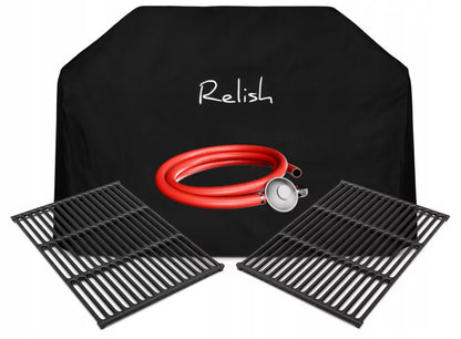Gasgrill Relish V1 Compact 3 Brændere 9,6kW Sort