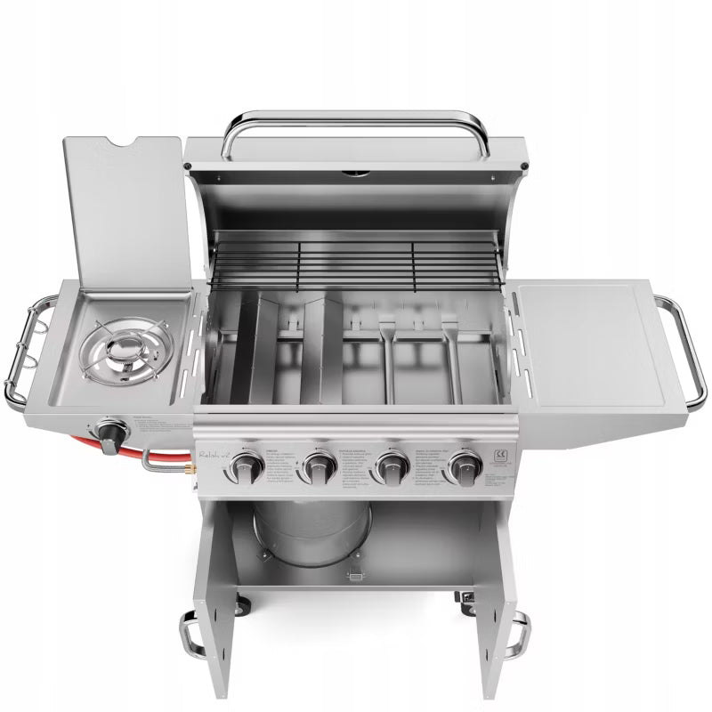 Gasgrill Relish V2 5 Brændere 16kW Sølv