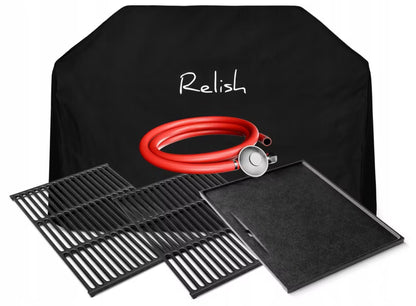 Gasgrill Relish V2 5 Brændere 16kW Sort