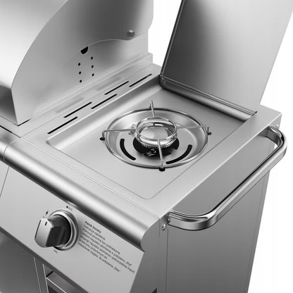 Gasgrill Relish V3 5 Brændere 16kW Rustfrit Stål Sølv