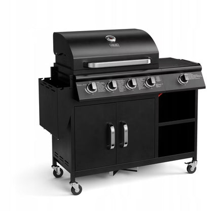 Gasgrill Relish V3 5 Brændere 16 kW Sort