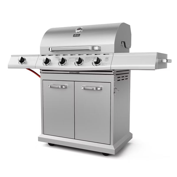 Gasgrill Relish V4 17,2 kW Sølv Rustfrit Stål