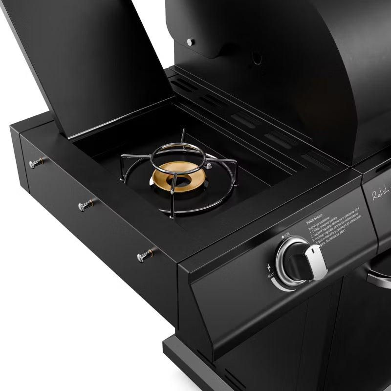 Gasgrill Relish V4 153x59 cm Sort