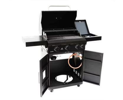 Gasgrill REXON LIGHT 3.1 Sort 13,95 kW