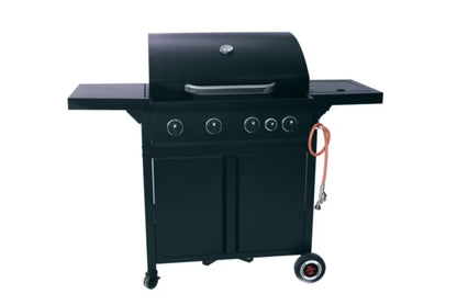 Gasgrill Rookie 4.1 5 Brændere 70x40,5 cm Sort