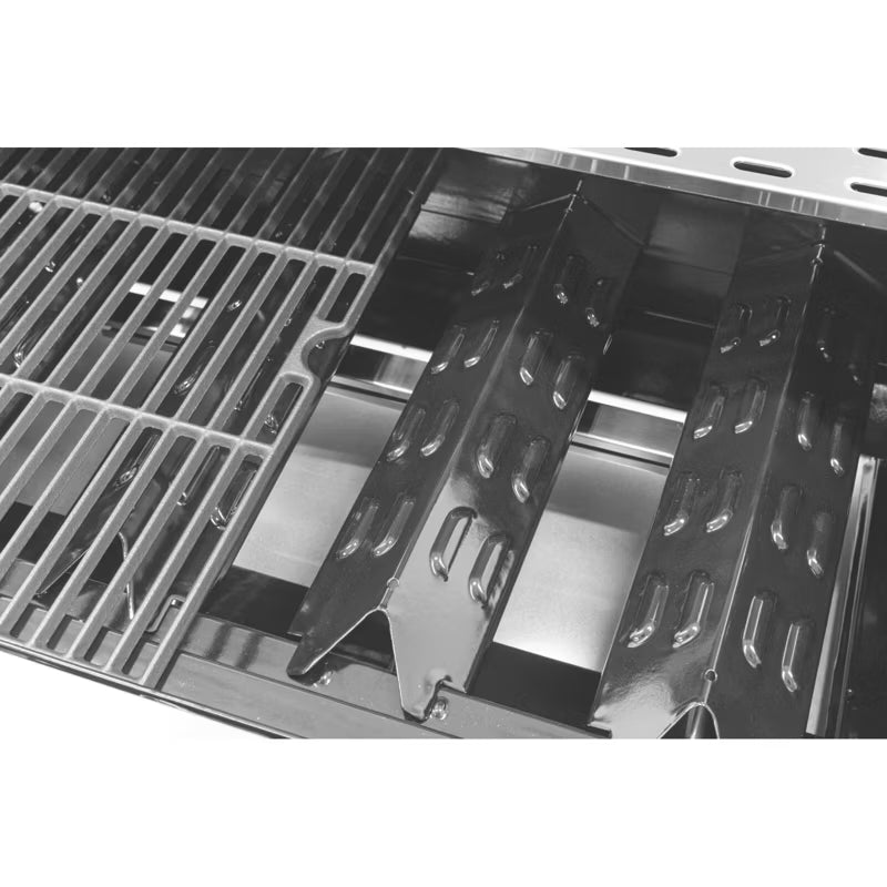 Gasgrill Rustfrit Stål 4+1 17,15 kW 60x50x100 cm Sort