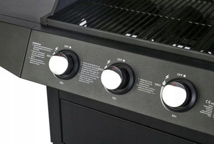 Gasgrill San Angelo 110x53 cm Sort