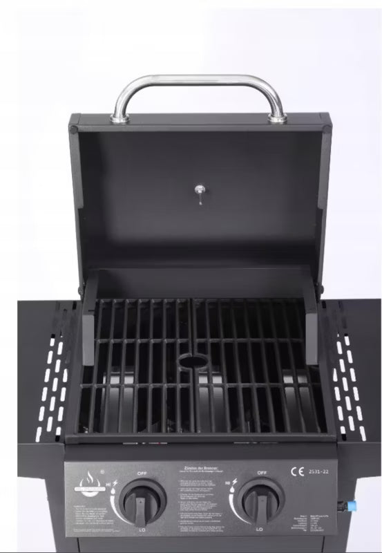 Gasgrill SAN JOSE 2 Brændere Sort