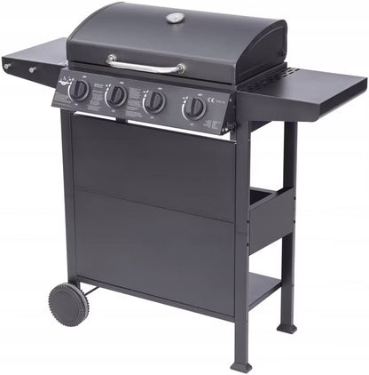 Gasgrill San Jose 4 Brændere Sort