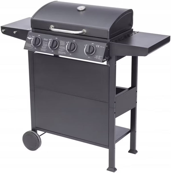 Gasgrill San Jose 4 Brændere Sort