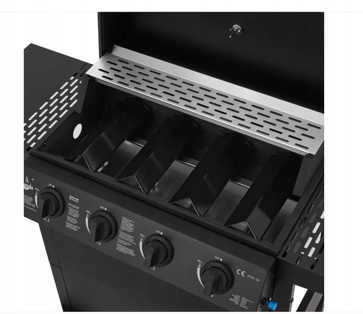 Gasgrill San Jose 4 Brændere Sort