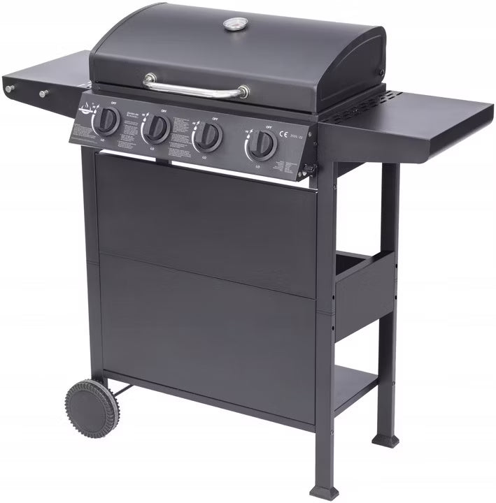 Gasgrill San Jose 4 Brændere Sort