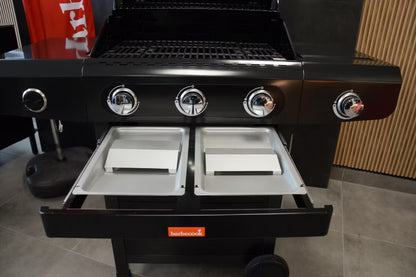 Gasgrill SIESTA 310 124x56 cm Sort 15,9 kW