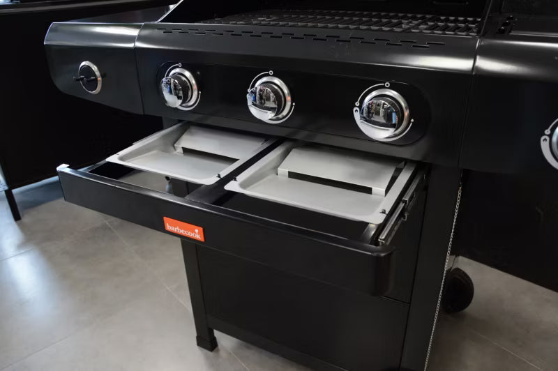 Gasgrill SIESTA 310 124x56 cm Sort 15,9 kW