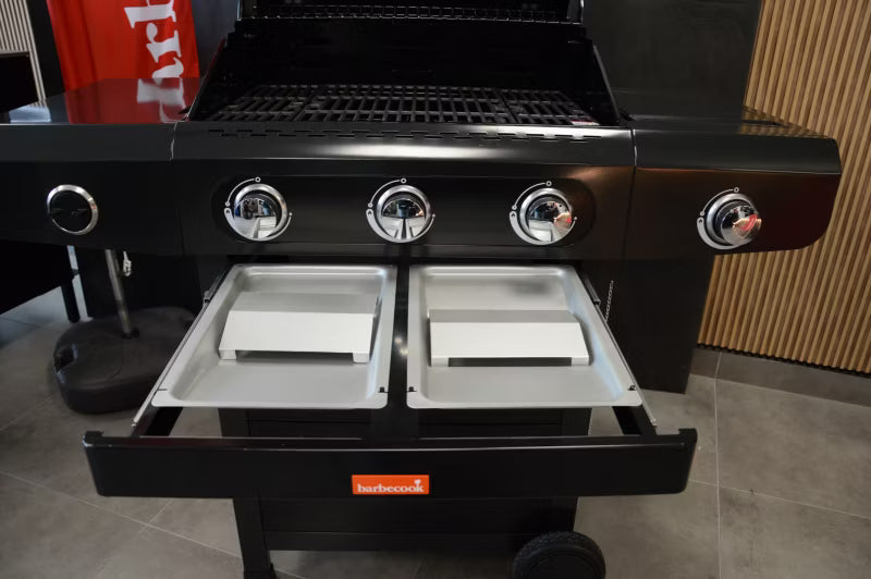 Gasgrill SIESTA 310 124x56 cm Sort 15,9 kW