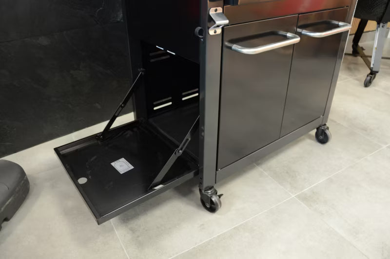 Gasgrill Siesta 412 132x56 cm Sort med Støbejernsrist