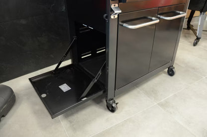 Gasgrill Siesta 412 132x56 cm Sort med Støbejernsrist
