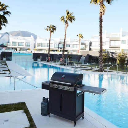 Gasgrill Stella 3201 174x59 cm Sort