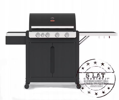Gasgrill Stella 4311 174x59 cm Sort