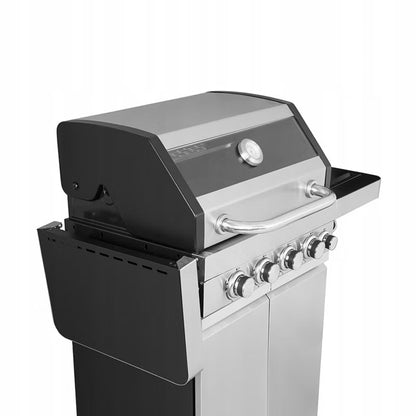Gasgrill SUNSET BEACH 123x58 cm med Glasvindue