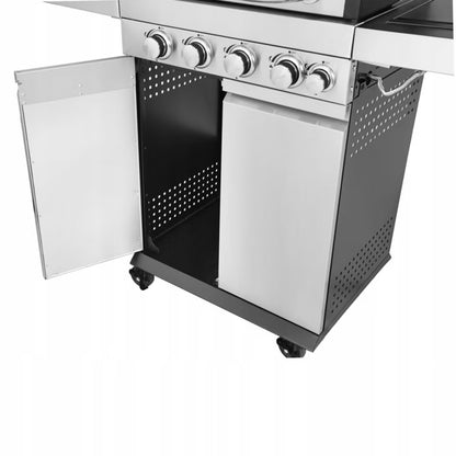 Gasgrill SUNSET BEACH 123x58 cm med Glasvindue