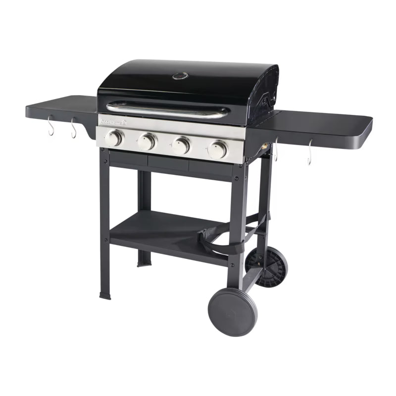 Gasgrill Tippah 4 Brændere Sort