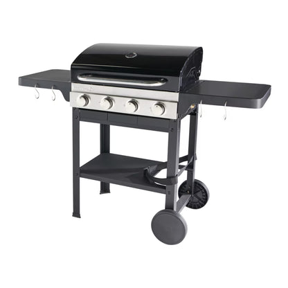 Gasgrill Tippah 4 Brændere Sort