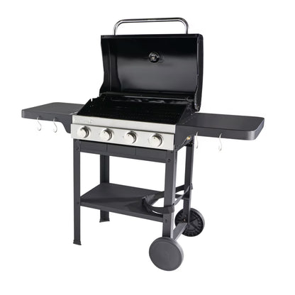 Gasgrill Tippah 4 Brændere Sort
