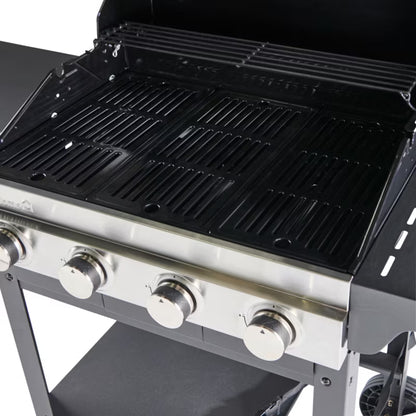 Gasgrill Tippah 4 Brændere Sort