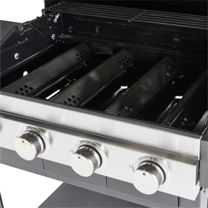 Gasgrill Tippah 4 Brændere Sort