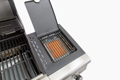 Gasgrill Triton maxX PTS 4.1 INOX 142x57 cm Rustfrit Stål