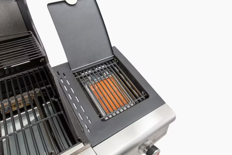 Gasgrill Triton maxX PTS 4.1 INOX 142x57 cm Rustfrit Stål