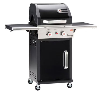 Gasgrill TRITON PTS 2.0 123x57 cm Sort