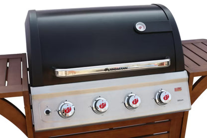 Gasgrill TRITON PTS 4.1 140x57 cm Sort 12202