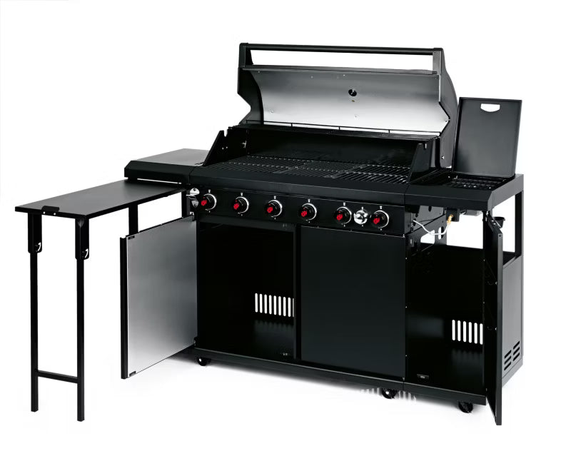 Gasgrill Udekøkken 6.1 162,5x55,5 cm Sort