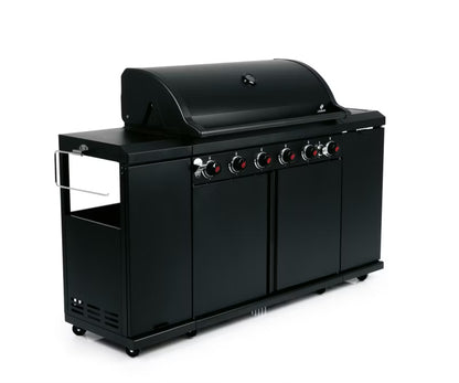 Gasgrill Udekøkken 6.1 162,5x55,5 cm Sort