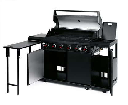 Gasgrill Udekøkken 6.1 162,5x55,5 cm Sort