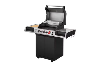 Gasgrill UNIQ 3 IK Cruster 145x65,5 cm Sølv