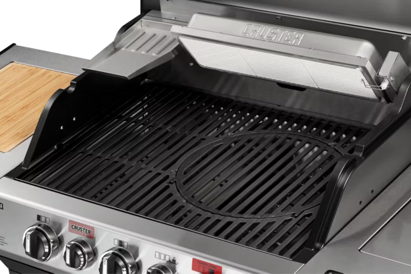 Gasgrill UNIQ 3 IK Cruster 145x65,5 cm Sølv