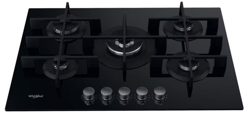 Gaskogeplade AKWL728NB 73x51 cm Sort Glas