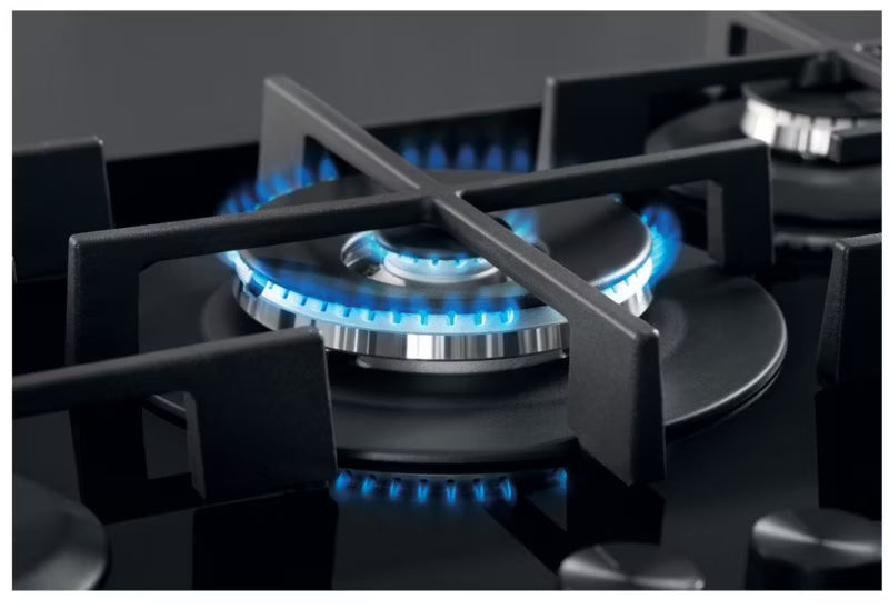 Gaskogeplade AKWL728NB 73x51 cm Sort Glas