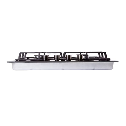 Gaskogeplade CLGOGPO4 59 cm Sort Glas 4 Brændere