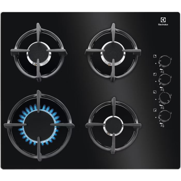 Gaskogeplade EGG6407K 58x51 cm Sort Glas
