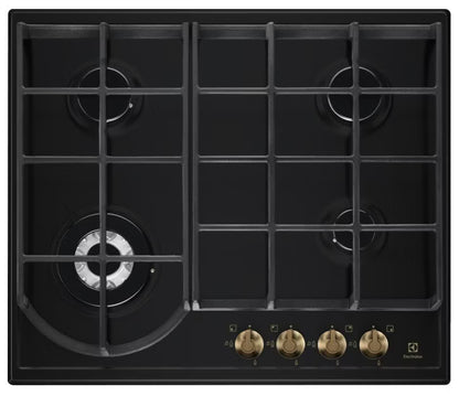 Gaskogeplade EGH6343ROR 60 cm Sort Mat