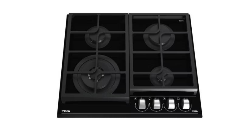 Gaskogeplade GZC 64320 XBC 60 cm Sort Keramisk Glas