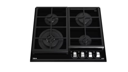 Gaskogeplade GZC 64320 XBC 60 cm Sort Keramisk Glas