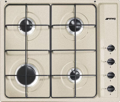 Gaskogetop S64SAV2 58,5x50 cm Creme Emalje