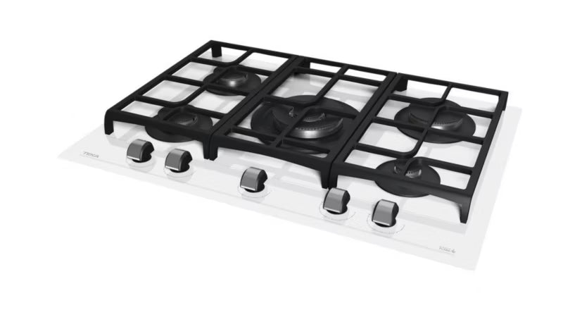 Gaskogezone 70 cm Hvid Glas